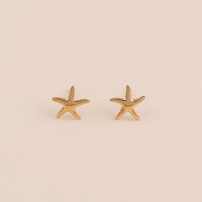 Boucles puces - étoile de mer