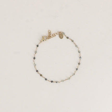 Bracelet fin - petites pierres naturelles