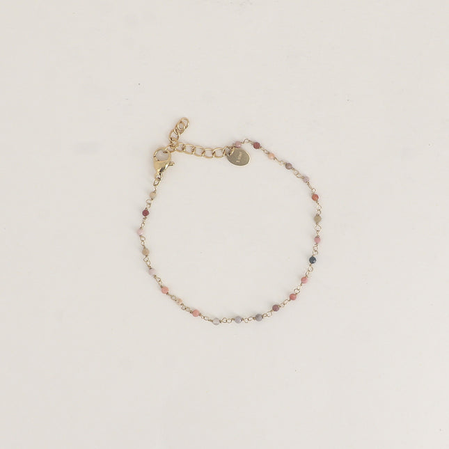 Delicate bracelet - small natural stones