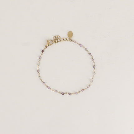 Bracelet fin - petites pierres naturelles