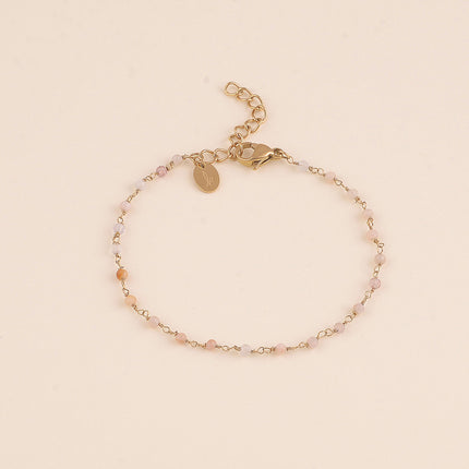 Bracelet fin - petites pierres naturelles
