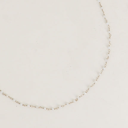 Collier fin - petites pierres naturelles