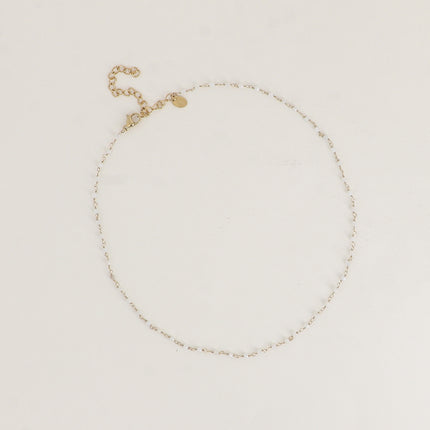 Collier fin - petites pierres naturelles