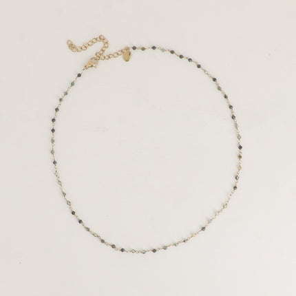 Collier fin - petites pierres naturelles