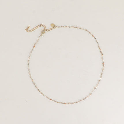 Collier fin - petites pierres naturelles