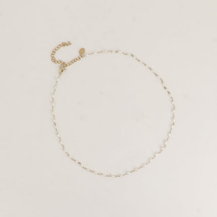 Collier fin - petites perles d'eau douce