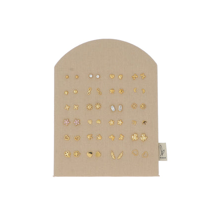 Kit de 24 paires de boucles d'oreilles - prix moyen de 2,40€/paire