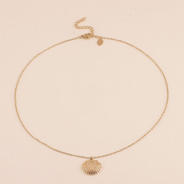 Collier - coquillage texturé