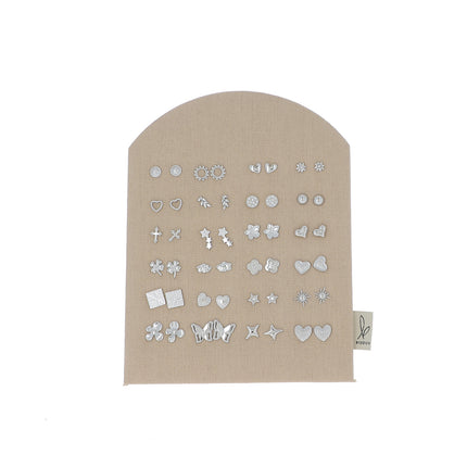 Kit de 24 paires de boucles d'oreilles - prix moyen de 2,70€/paire