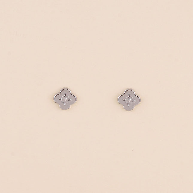 Boucles puces - trèfle, étoile et cristal
