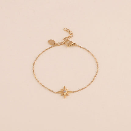 Bracelet - étoile du Nord et cristal