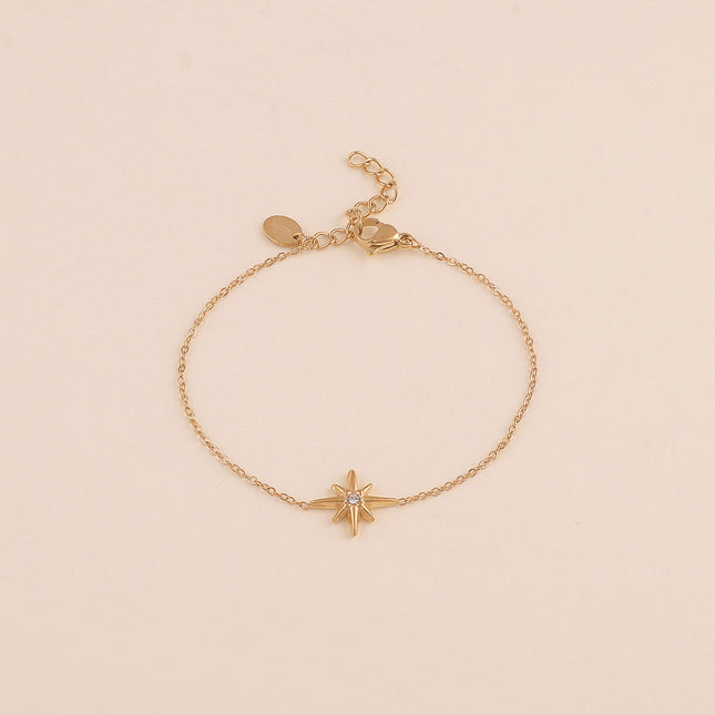 Bracelet - étoile du Nord et cristal