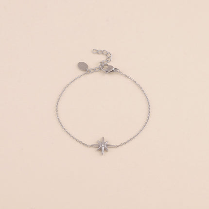Bracelet - étoile du Nord et cristal