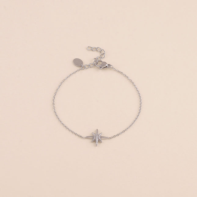 Bracelet - étoile du Nord et cristal