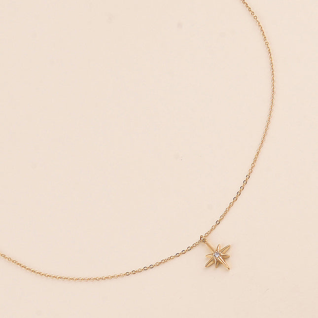 Collier - étoile du Nord et cristal