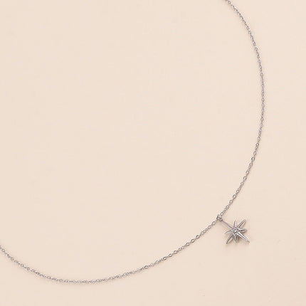 Collier - étoile du Nord et cristal