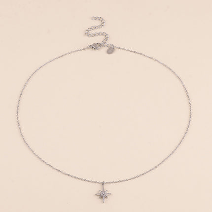 Collier - étoile du Nord et cristal