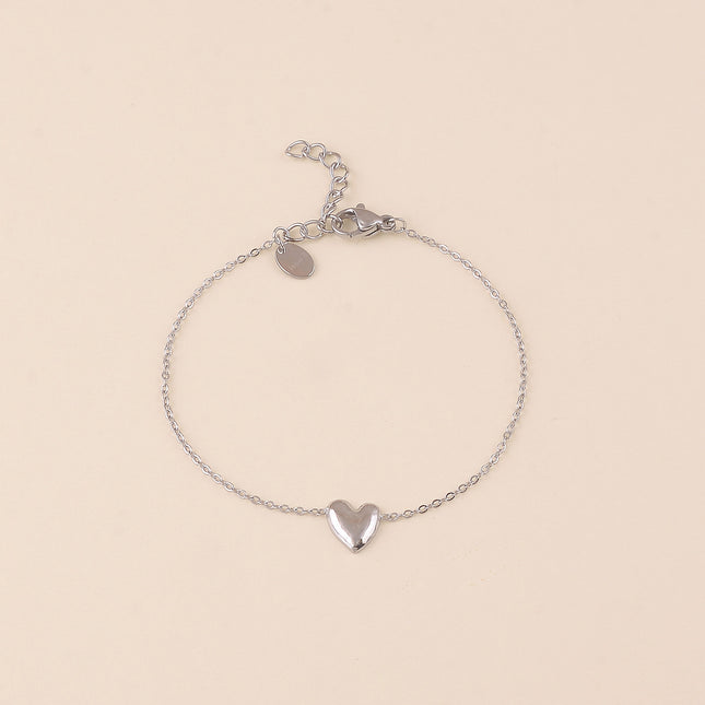 Bracelet - pendentif coeur