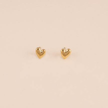 Boucles puces - coeur plat