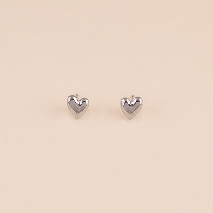 Boucles puces - coeur plat