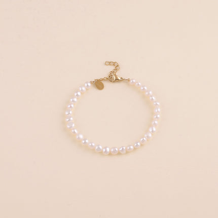 Bracelet sur fil - perles d'eau douce