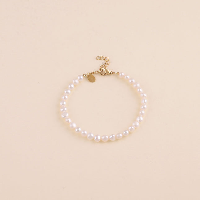 Bracelet sur fil - perles d'eau douce