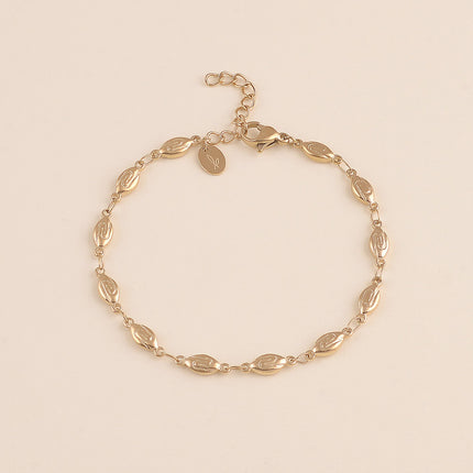Bracelet - maillons motif nuage