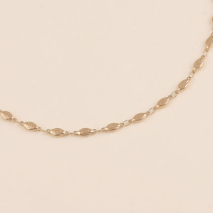 Collier - maillons motif nuage