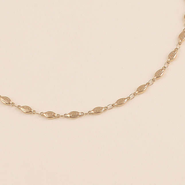 Collier - maillons motif nuage