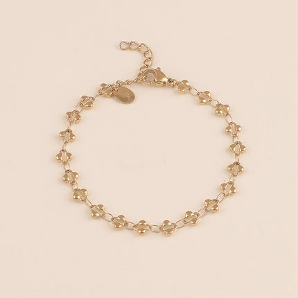 Bracelet - maillons de trèfle