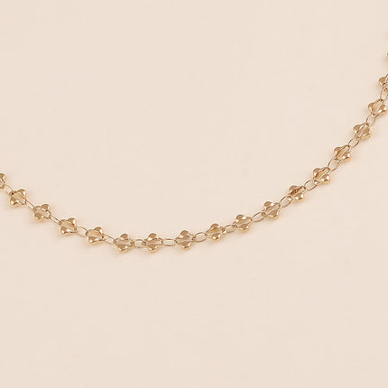 Collier - maillons de trèfle