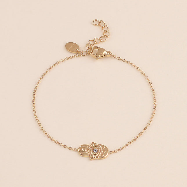 Bracelet - main de Fatma avec cristal