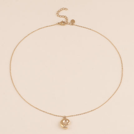 Collier - forme spiralée et soleil