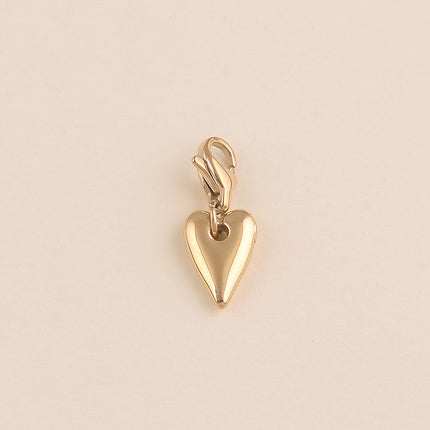 Charm - coeur plat
