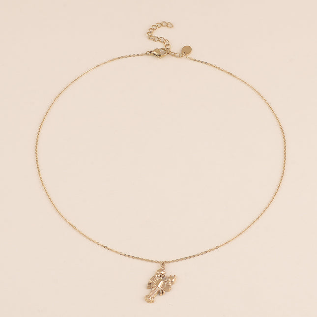 Collier - pendentif homard