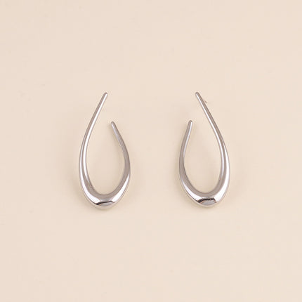 Boucles puces - courbe pendante 21 x 50 mm