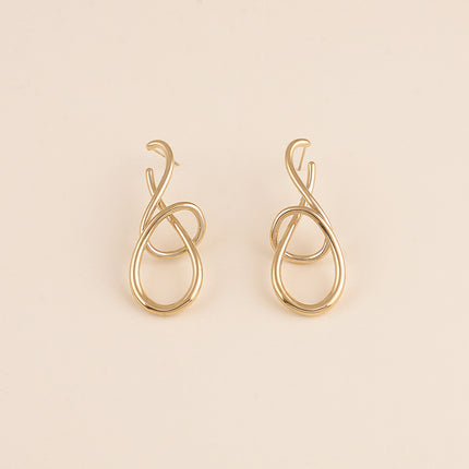 Boucles puces - courbe entrelacée
