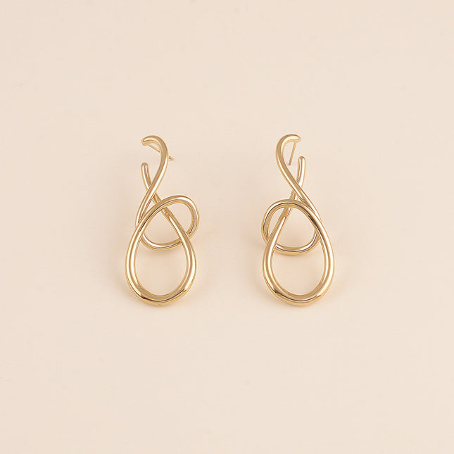Boucles puces - courbe entrelacée