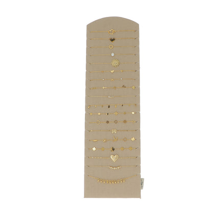 Kit de 18 bracelets - prix moyen de 3,60€/pc