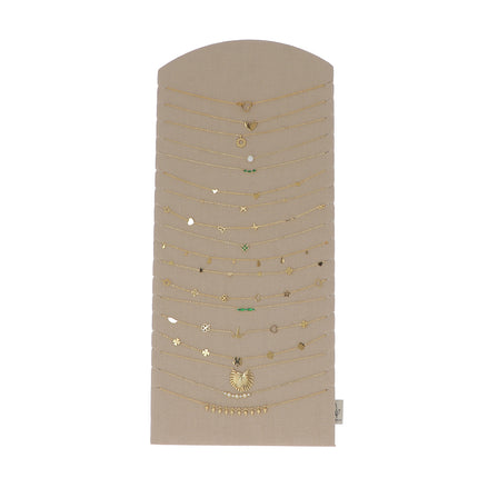 Kit de 18 colliers - prix moyen de 4 €/pc