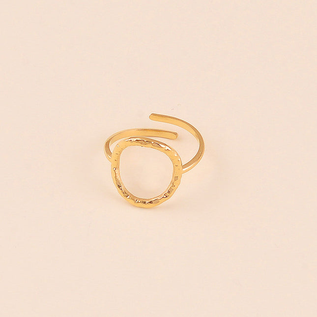 Bague - cercle texturé