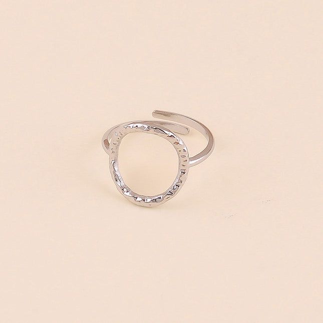Bague - cercle texturé