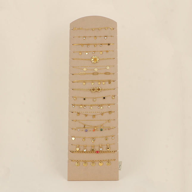 Kit de 18 bracelets - présentoir offert