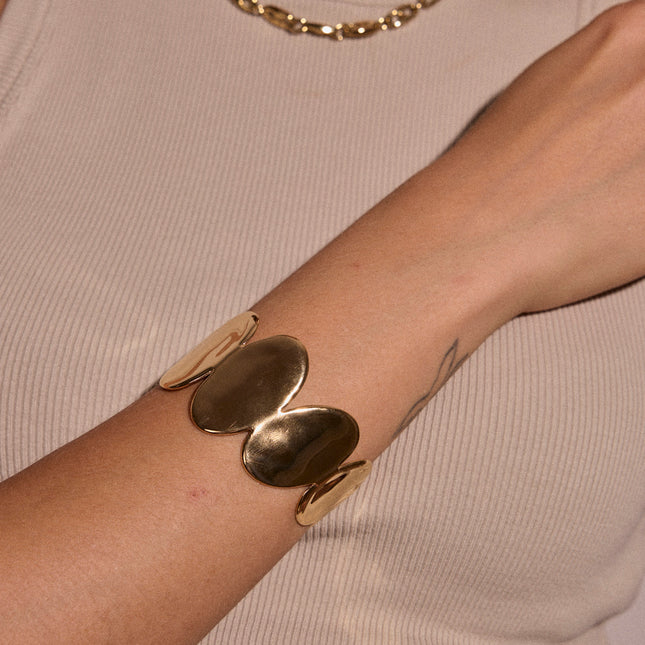 Cufflink - smooth oval shapes