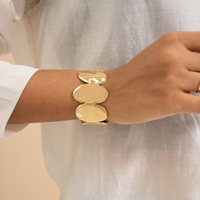 Cufflink - smooth oval shapes