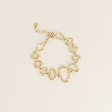 Bracelet - maillons ovales ajourés