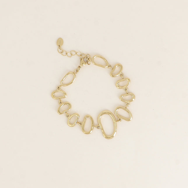 Bracelet - maillons ovales ajourés