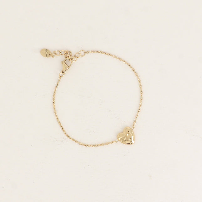 Bracelet - heart pendant