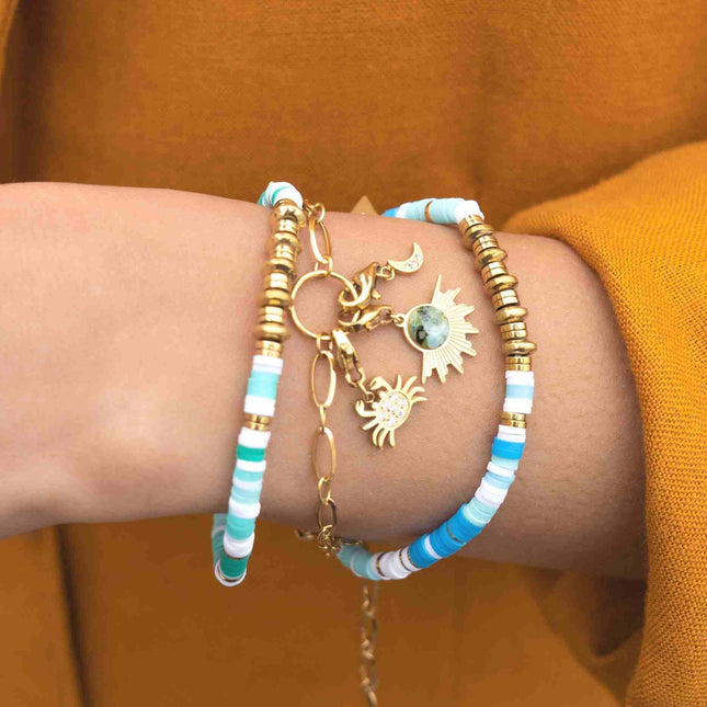 Charm Lunissa - petite lune avec oxydes de zirconium