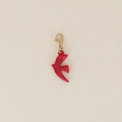 Charm - oiseau en résine